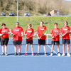 Members of the Lee High boys tennis team are shown, left to right: Coach Bill Turley, Brandon Spivey, J. T. White, Talmadge Gunter, Cameron Jessee, Hank Kinser, Ryley Crabtree and Seth Cowden.
